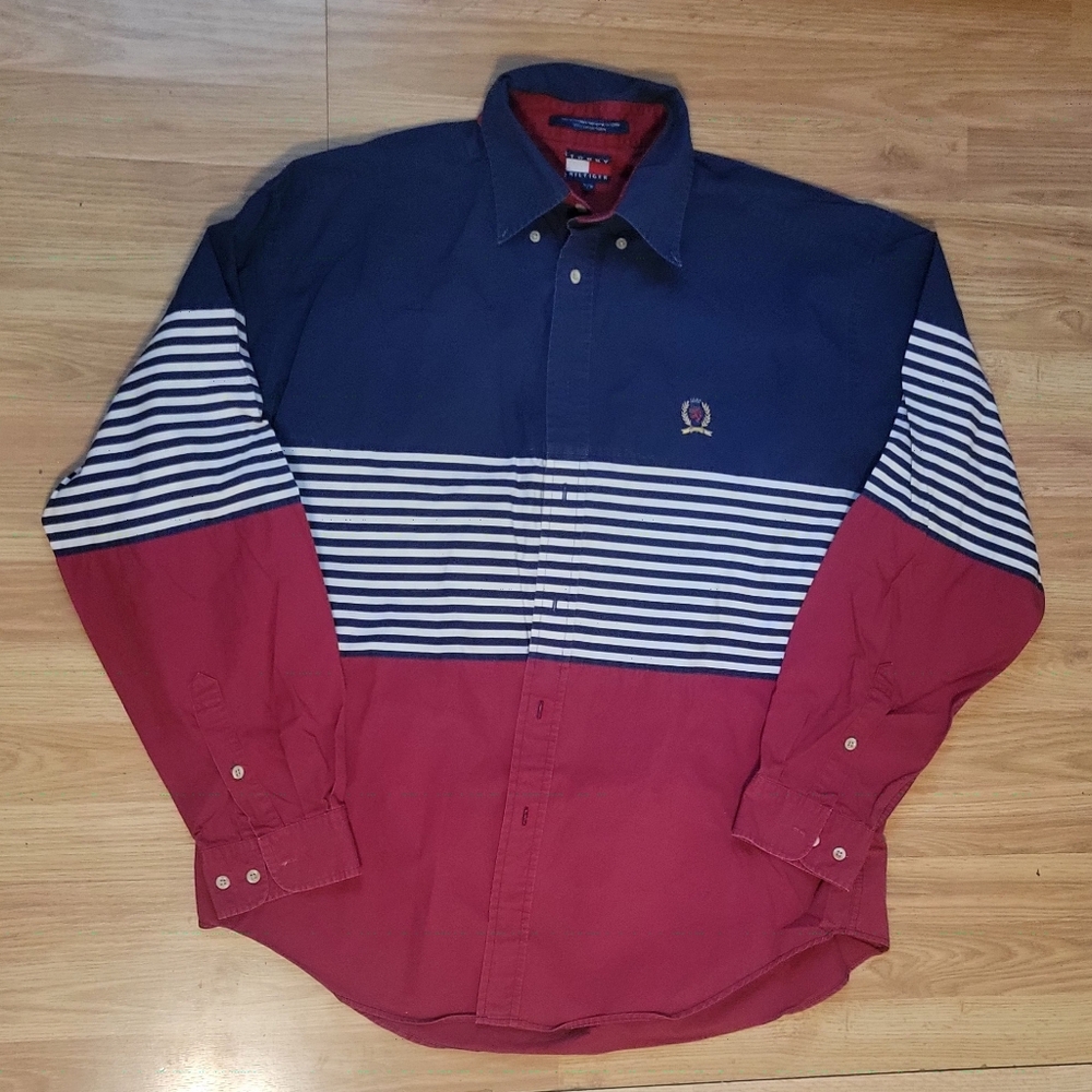 Vintage Tommy Hilfiger Long Sleeve Button Up
